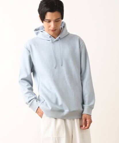 KHKLS47054 a.v.v MEN 【新作/S-XXL】フェイクスエードプルオーバーパーカー