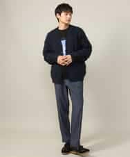 KHKLV30054 a.v.v MEN(アー・ヴェ・ヴェ) 【HIDEYUKI SUTO×a.v.vコラボ】フォトプリントワイドシルエットスウェット ブラック