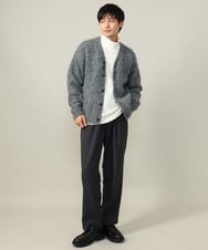 KHKLV43044 a.v.v MEN(アー・ヴェ・ヴェ) 【チクチクしない】新感覚大人きれいめハイネック　ヘビーウェイト(グッドスウェットシリーズ） ブラック