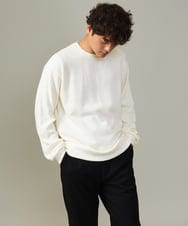 KHKLV44034 a.v.v MEN(アー・ヴェ・ヴェ) 【ジャケイン可】新感覚大人スウェット(グッドスウェットシリーズ) レッド