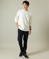 KHKLV44034 a.v.v MEN(アー・ヴェ・ヴェ) 【ジャケイン可】新感覚大人スウェット(グッドスウェットシリーズ) レッド