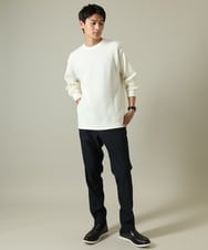 KHKLV44034 a.v.v MEN(アー・ヴェ・ヴェ) 【ジャケイン可】新感覚大人スウェット(グッドスウェットシリーズ) レッド