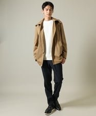 KHKLV44034 a.v.v MEN(アー・ヴェ・ヴェ) 【ジャケイン可】新感覚大人スウェット(グッドスウェットシリーズ) レッド