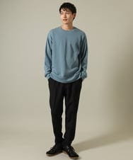 KHKLV44034 a.v.v MEN(アー・ヴェ・ヴェ) 【ジャケイン可】新感覚大人スウェット(グッドスウェットシリーズ) レッド