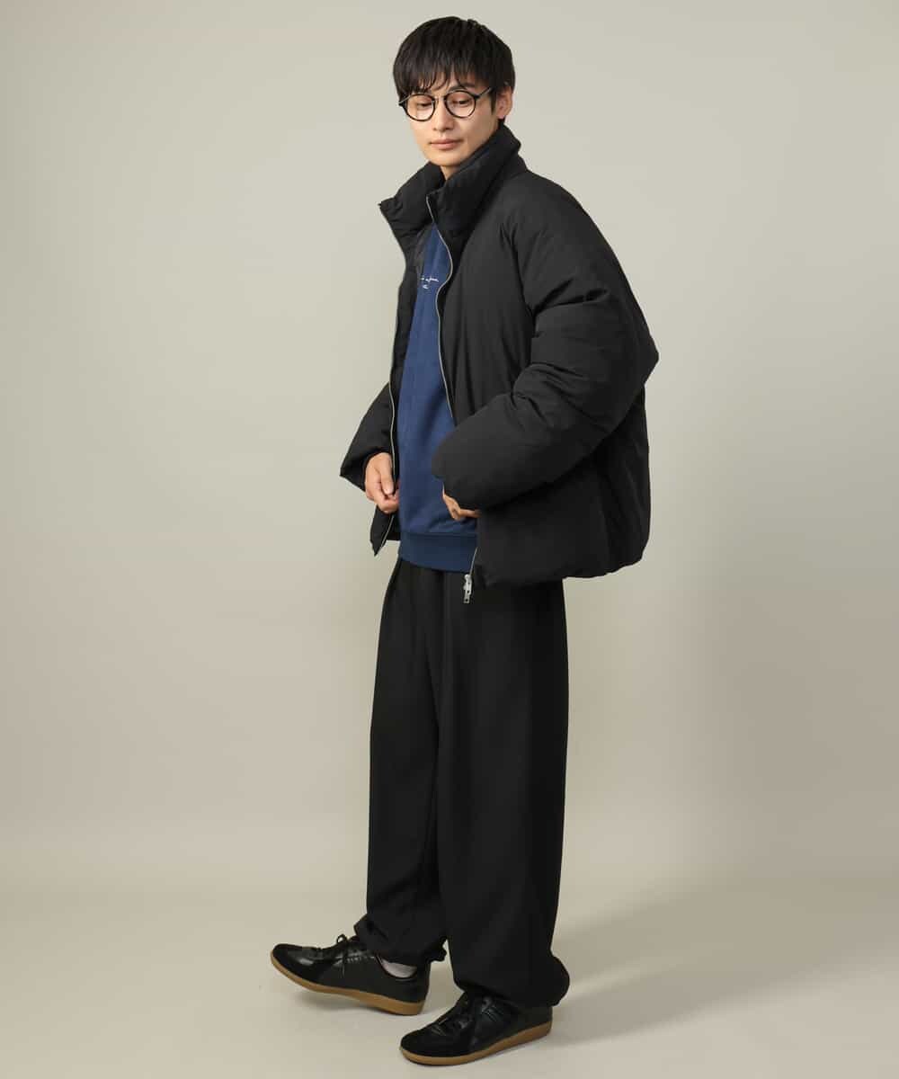 KHKLV49059 a.v.v MEN(アー・ヴェ・ヴェ) 【春まで使える】フェイクスエードミニロゴプルオーバー ライトグリーン