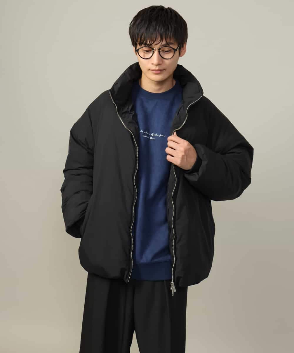 KHKLV49059 a.v.v MEN(アー・ヴェ・ヴェ) 【春まで使える】フェイクスエードミニロゴプルオーバー ライトグリーン
