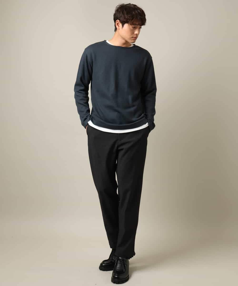 KHKLV51054 a.v.v MEN(アー・ヴェ・ヴェ) 【ロンT付き】新感覚大人スウェットアンサンブル(グッドスウェットシリーズ） スモーキーピンク