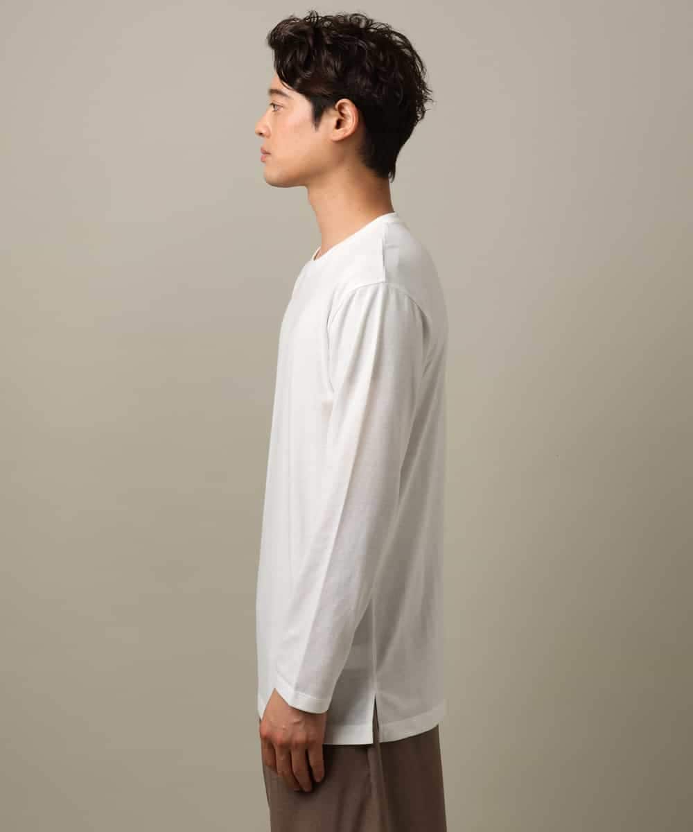 KHKLV51054 a.v.v MEN(アー・ヴェ・ヴェ) 【ロンT付き】新感覚大人スウェットアンサンブル(グッドスウェットシリーズ） スモーキーピンク