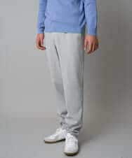 KHLAD32069 a.v.v MEN(アー・ヴェ・ヴェ) 【イージーケア/毛玉になりにくい】メランジツイルストレッチセミルーズパンツ【洗濯機で洗える/ストレッチ】 ライトグレー