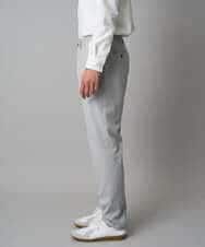KHLAD32069 a.v.v MEN(アー・ヴェ・ヴェ) 【イージーケア/毛玉になりにくい】メランジツイルストレッチセミルーズパンツ【洗濯機で洗える/ストレッチ】 ライトグレー
