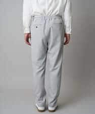 KHLAD32069 a.v.v MEN(アー・ヴェ・ヴェ) 【イージーケア/毛玉になりにくい】メランジツイルストレッチセミルーズパンツ【洗濯機で洗える/ストレッチ】 ライトグレー