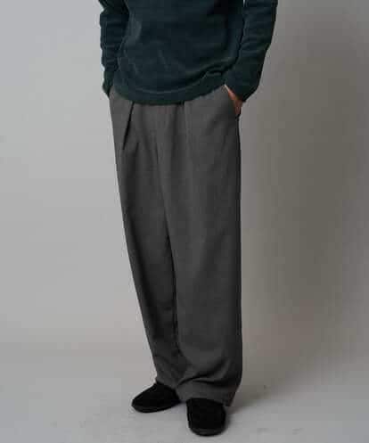 KHLAD33069 a.v.v MEN 【イージーケア/洗濯機で洗える】裏微起毛ストレッチオーバーパンツ