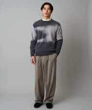 KHLAD33069 a.v.v MEN(アー・ヴェ・ヴェ) 【イージーケア/洗濯機で洗える】裏微起毛ストレッチオーバーパンツ ブラック