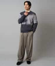 KHLAD33069 a.v.v MEN(アー・ヴェ・ヴェ) 【イージーケア/洗濯機で洗える】裏微起毛ストレッチオーバーパンツ ブラック