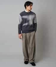 KHLAD33069 a.v.v MEN(アー・ヴェ・ヴェ) 【イージーケア/洗濯機で洗える】裏微起毛ストレッチオーバーパンツ ブラック