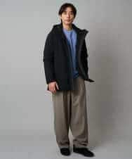 KHLAD33069 a.v.v MEN(アー・ヴェ・ヴェ) 【イージーケア/洗濯機で洗える】裏微起毛ストレッチオーバーパンツ ブラック