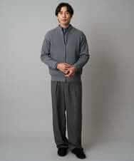 KHLAD33069 a.v.v MEN(アー・ヴェ・ヴェ) 【イージーケア/洗濯機で洗える】裏微起毛ストレッチオーバーパンツ ブラック