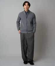 KHLAD33069 a.v.v MEN(アー・ヴェ・ヴェ) 【イージーケア/洗濯機で洗える】裏微起毛ストレッチオーバーパンツ ブラック