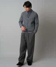 KHLAD33069 a.v.v MEN(アー・ヴェ・ヴェ) 【イージーケア/洗濯機で洗える】裏微起毛ストレッチオーバーパンツ ブラック