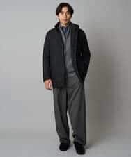 KHLAD33069 a.v.v MEN(アー・ヴェ・ヴェ) 【イージーケア/洗濯機で洗える】裏微起毛ストレッチオーバーパンツ ブラック