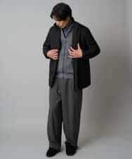 KHLAD33069 a.v.v MEN(アー・ヴェ・ヴェ) 【イージーケア/洗濯機で洗える】裏微起毛ストレッチオーバーパンツ ブラック