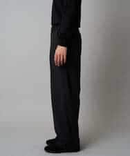 KHLAD33069 a.v.v MEN(アー・ヴェ・ヴェ) 【イージーケア/洗濯機で洗える】裏微起毛ストレッチオーバーパンツ ブラック