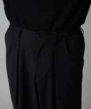 KHLAD33069 a.v.v MEN(アー・ヴェ・ヴェ) 【イージーケア/洗濯機で洗える】裏微起毛ストレッチオーバーパンツ ブラック