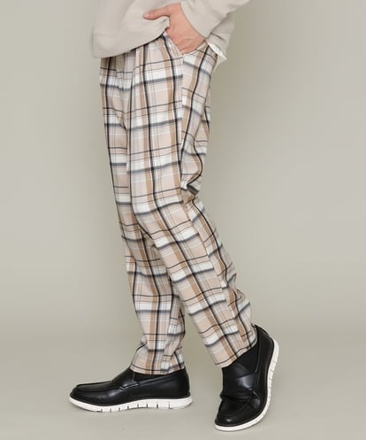 KHLCS04059 a.v.v MEN アーバンタックチェックパンツ