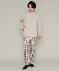 KHLCS04059 a.v.v MEN(アー・ヴェ・ヴェ) アーバンタックチェックパンツ グレー