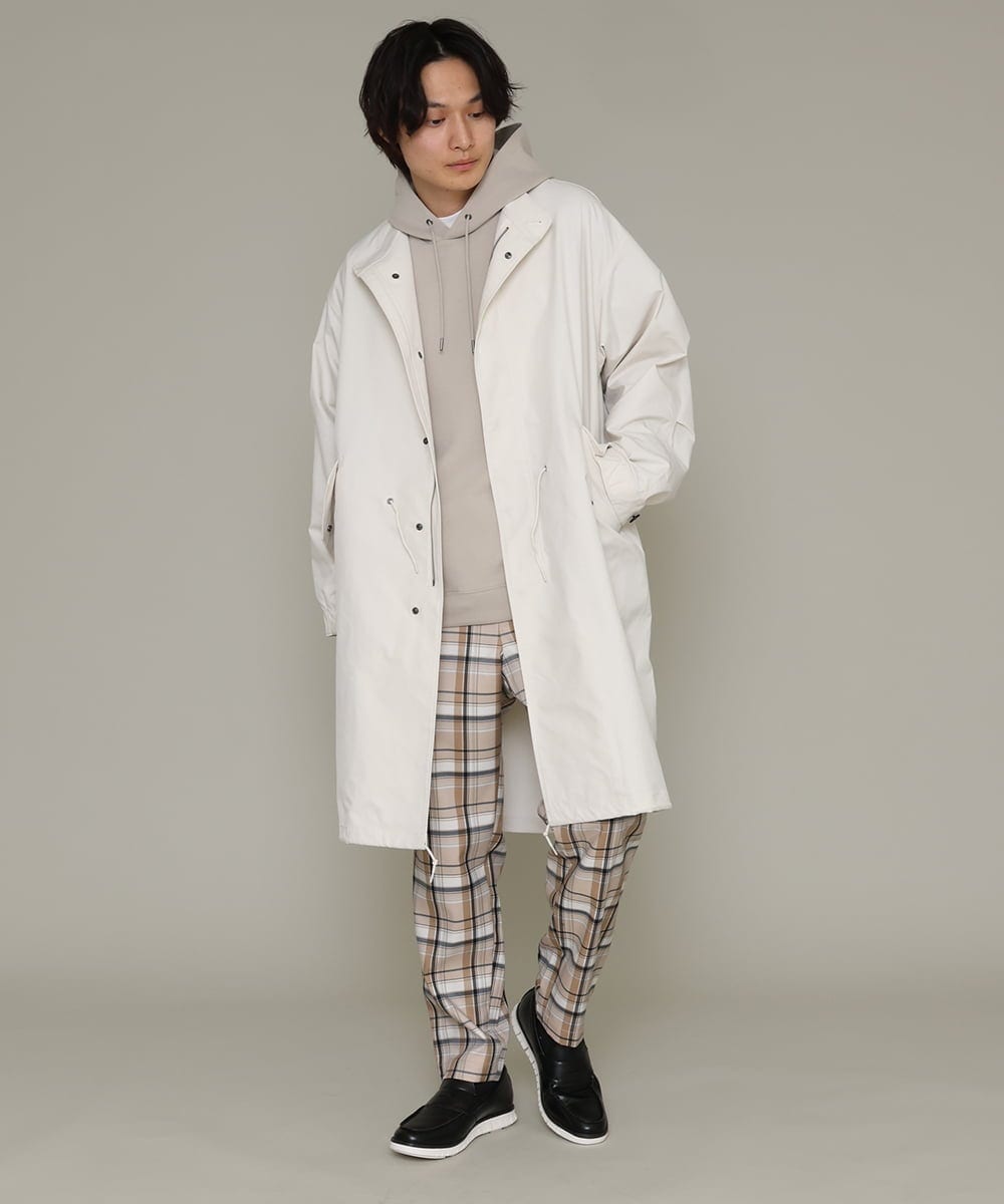KHLCS04059 a.v.v MEN(アー・ヴェ・ヴェ) アーバンタックチェックパンツ グレー