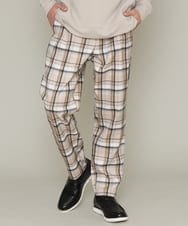 KHLCS04059 a.v.v MEN(アー・ヴェ・ヴェ) アーバンタックチェックパンツ グレー