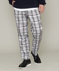 KHLCS04059 a.v.v MEN(アー・ヴェ・ヴェ) アーバンタックチェックパンツ グレー