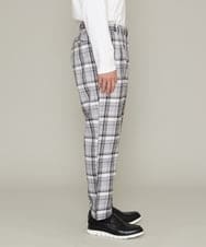 KHLCS04059 a.v.v MEN(アー・ヴェ・ヴェ) アーバンタックチェックパンツ グレー