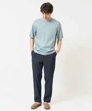 KHLEA02064 a.v.v MEN(アー・ヴェ・ヴェ) 【ON/OFF兼用】スマートシャンブレーテーパードパンツ(スマートシリーズ）セットアップ可 ダークグレー