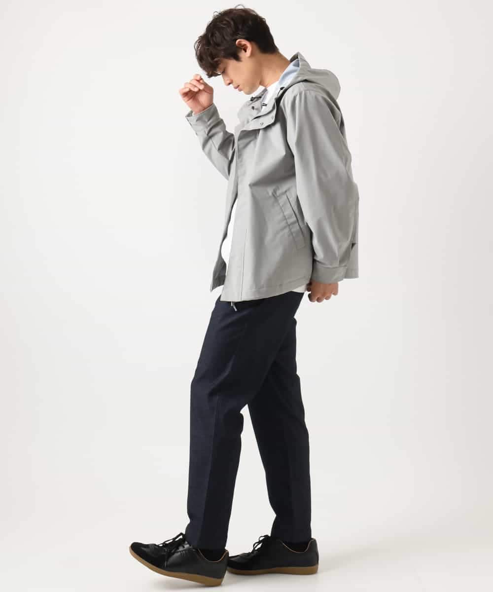 KHLEA02064 a.v.v MEN(アー・ヴェ・ヴェ) 【ON/OFF兼用】スマートシャンブレーテーパードパンツ(スマートシリーズ）セットアップ可 ダークグレー