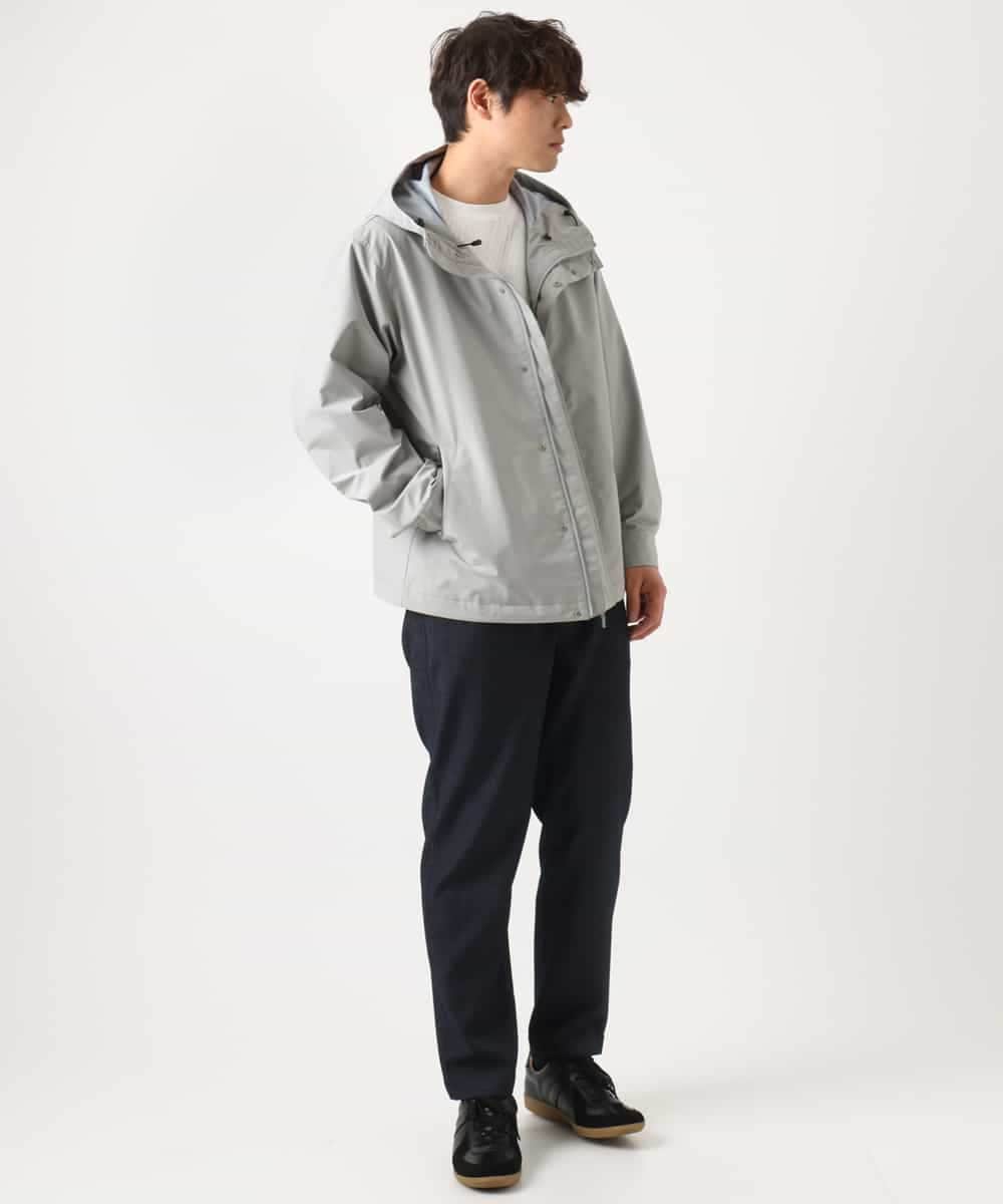 KHLEA02064 a.v.v MEN(アー・ヴェ・ヴェ) 【ON/OFF兼用】スマートシャンブレーテーパードパンツ(スマートシリーズ）セットアップ可 ダークグレー