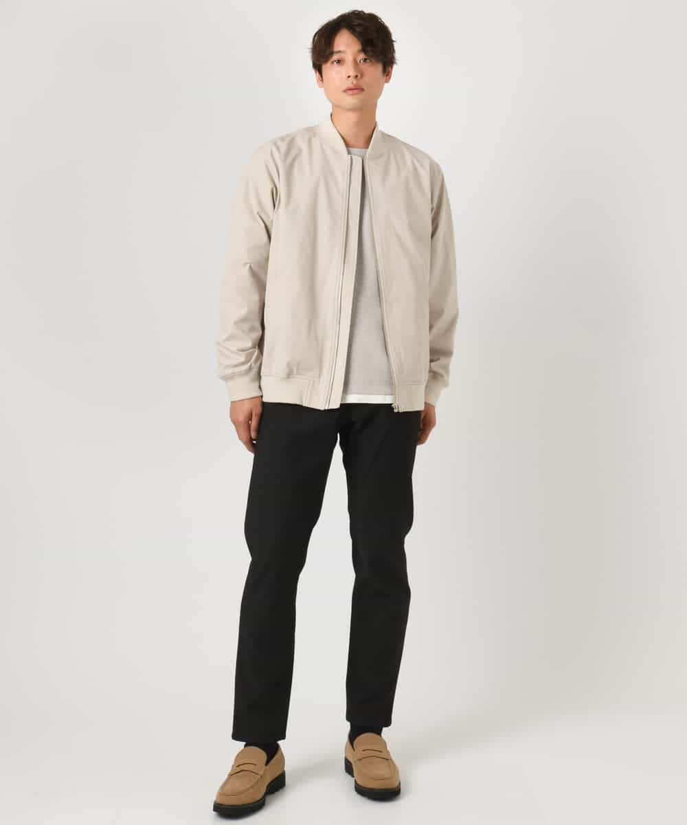 KHLEA03064 a.v.v MEN(アー・ヴェ・ヴェ) 【定番パンツ】スマートシャンブレー5ポケットパンツ(セットアップ可） ダークグレー