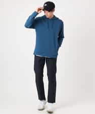 KHLEA03064 a.v.v MEN(アー・ヴェ・ヴェ) 【定番パンツ】スマートシャンブレー5ポケットパンツ(セットアップ可） ダークグレー