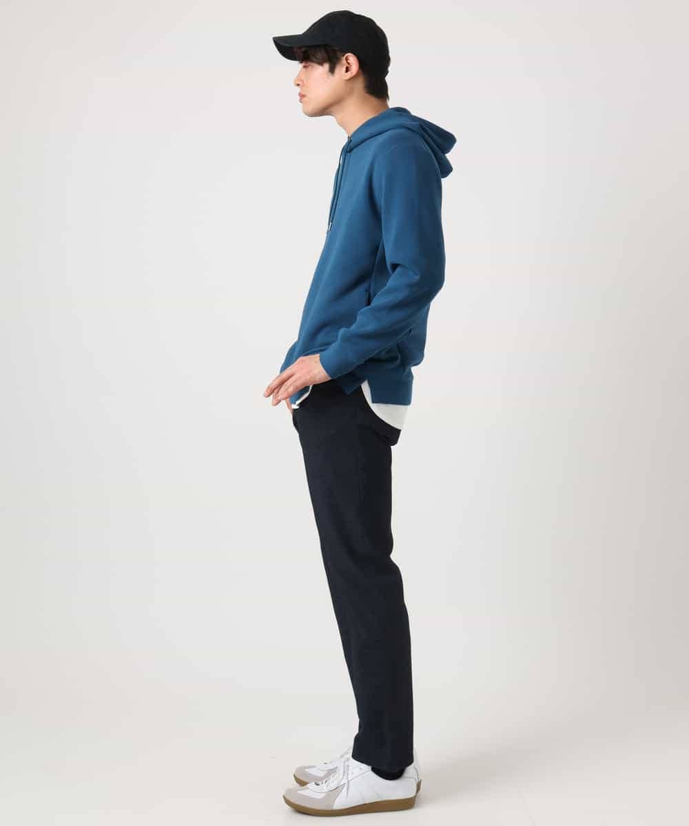 KHLEA03064 a.v.v MEN(アー・ヴェ・ヴェ) 【定番パンツ】スマートシャンブレー5ポケットパンツ(セットアップ可） ダークグレー