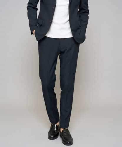 KHLED01069 a.v.v MEN 【イージーケア/洗濯機で洗える/ストレッチ】グレンチェックストレッチスマートスラックス