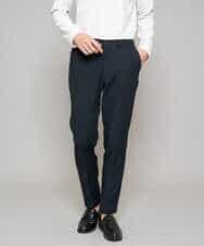 KHLED01069 a.v.v MEN(アー・ヴェ・ヴェ) 【イージーケア/洗濯機で洗える/ストレッチ】グレンチェックストレッチスマートスラックス ネイビー