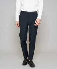 KHLED01069 a.v.v MEN(アー・ヴェ・ヴェ) 【イージーケア/洗濯機で洗える/ストレッチ】グレンチェックストレッチスマートスラックス ネイビー