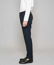 KHLED01069 a.v.v MEN(アー・ヴェ・ヴェ) 【イージーケア/洗濯機で洗える/ストレッチ】グレンチェックストレッチスマートスラックス ネイビー