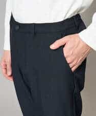 KHLED01069 a.v.v MEN(アー・ヴェ・ヴェ) 【イージーケア/洗濯機で洗える/ストレッチ】グレンチェックストレッチスマートスラックス ネイビー