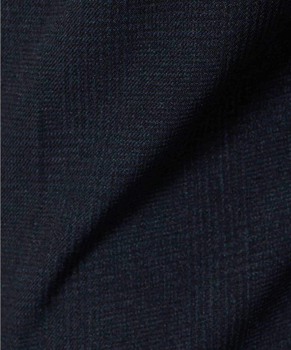 KHLED01069 a.v.v MEN(アー・ヴェ・ヴェ) 【イージーケア/洗濯機で洗える/ストレッチ】グレンチェックストレッチスマートスラックス ネイビー