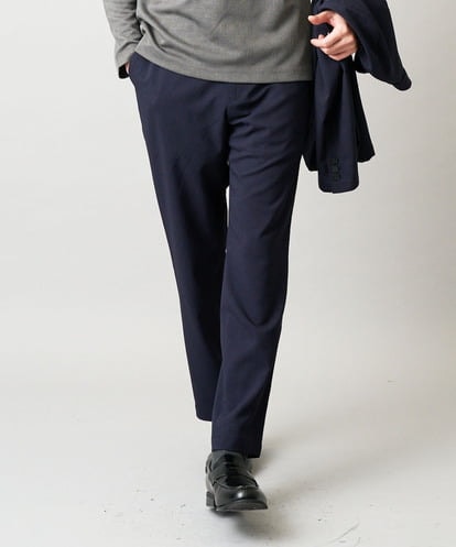 KHLED03069 a.v.v MEN 春夏のオフィススタイルにおすすめ【イージーケア/洗濯機で洗える/毛玉になりにくい/ストレッチ】アムンゼンストレッチセミルーズパンツ