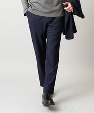 KHLED03069 a.v.v MEN(アー・ヴェ・ヴェ) 春夏のオフィススタイルにおすすめ【イージーケア/洗濯機で洗える/毛玉になりにくい/ストレッチ】アムンゼンストレッチセミルーズパンツ ネイビー