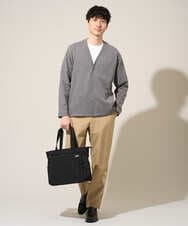 KHLED03069 a.v.v MEN(アー・ヴェ・ヴェ) 【イージーケア/洗濯機で洗える/毛玉になりにくい/ストレッチ】アムンゼンストレッチセミルーズパンツ ベージュ