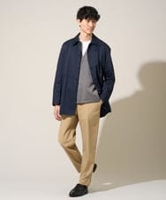 KHLED03069 a.v.v MEN(アー・ヴェ・ヴェ) 【イージーケア/洗濯機で洗える/毛玉になりにくい/ストレッチ】アムンゼンストレッチセミルーズパンツ ベージュ