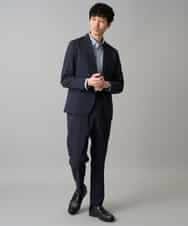 KHLED03069 a.v.v MEN(アー・ヴェ・ヴェ) 【イージーケア/洗濯機で洗える/毛玉になりにくい/ストレッチ】アムンゼンストレッチセミルーズパンツ ベージュ